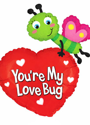 32in Betallic You’re My Love Bug Balloon