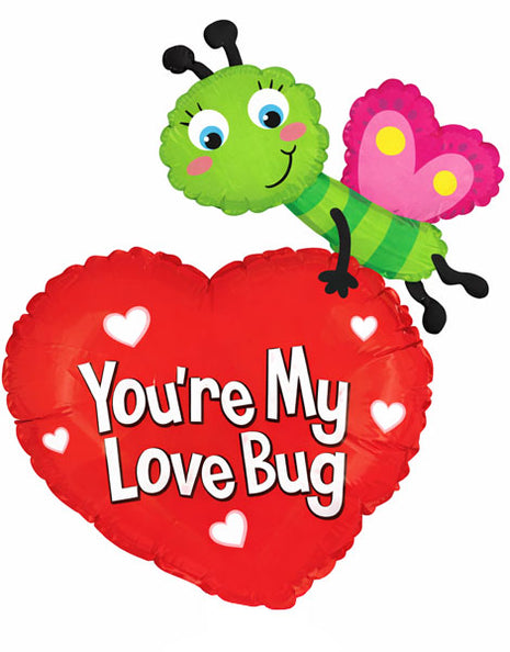 32in Betallic You’re My Love Bug Balloon