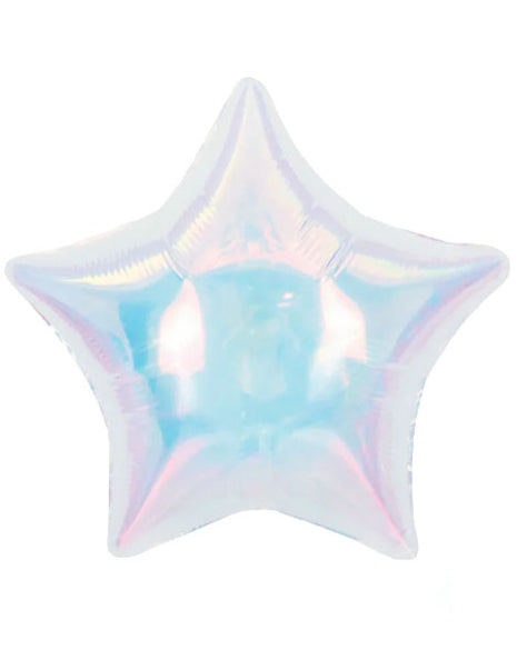 32in DecoChamp Iridescent Star Balloon