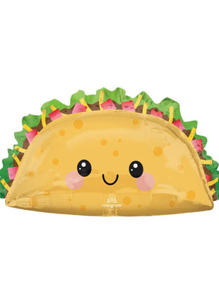 33in Anagram Taco Time Balloon