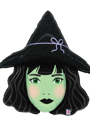 33in Betallic Pretty Witch Balloon