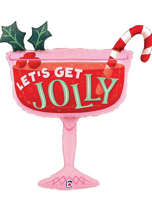34in Betallic Jolly Cocktail Balloon