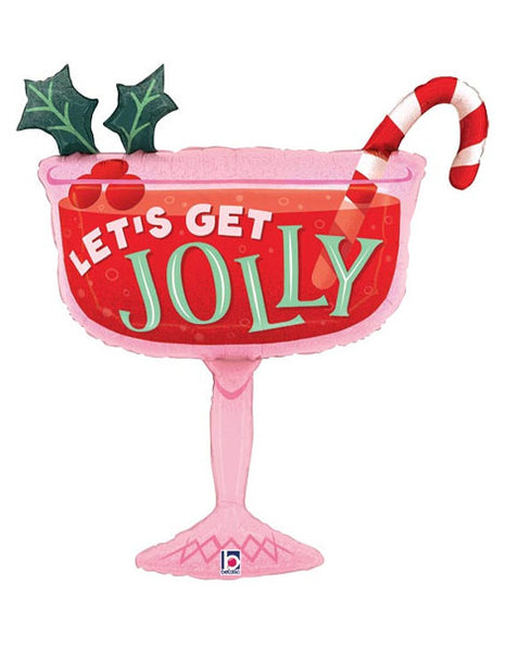 34in Betallic Jolly Cocktail Balloon