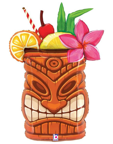 34in Betallic Tiki Drink Balloon