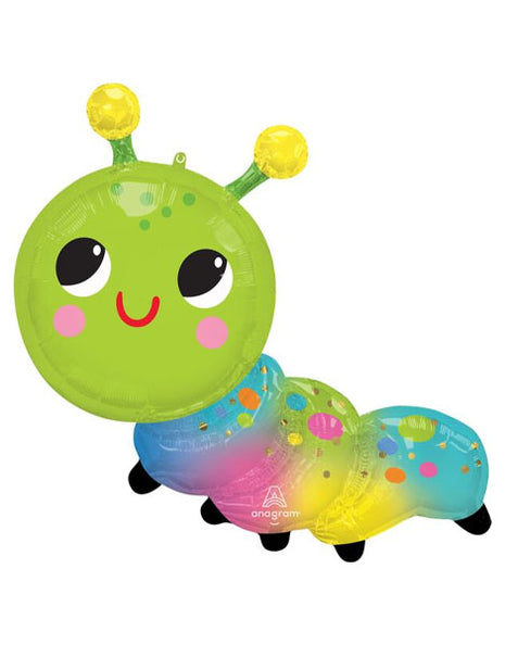 35in Anagram Happy Caterpillar Balloon
