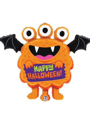 35in Betallic Friendly Halloween Monster Balloon