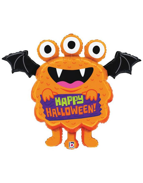 35in Betallic Friendly Halloween Monster Balloon