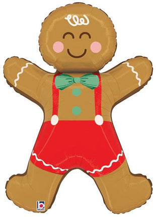35in Betallic Gingerbread Balloon
