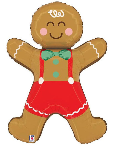 35in Betallic Gingerbread Balloon