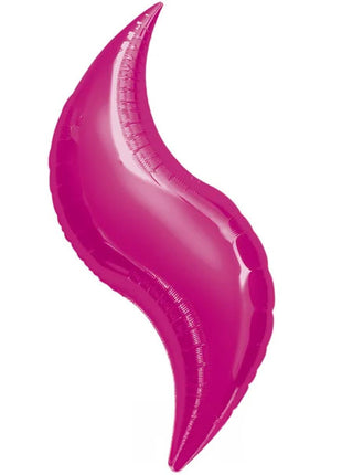 36in Anagram Fuchsia Curve Balloon 3ct