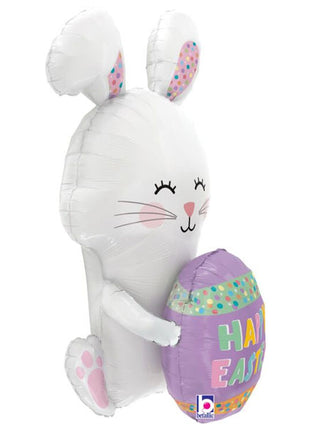 36in Betallic Easter Egg Bunny Balloon