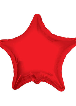 36in ConverUSA Solid Red Star Balloon