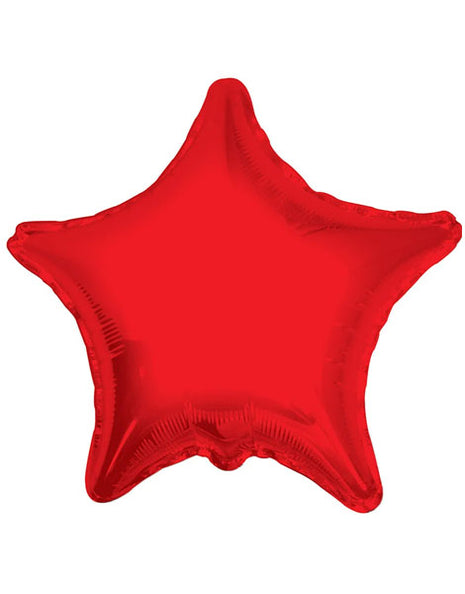 36in ConverUSA Solid Red Star Balloon