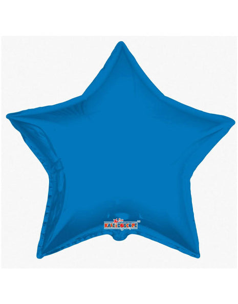 36in ConverUSA Solid Royal Blue Star Balloon
