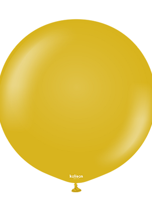 24in Kalisan Retro Mustard 2Ct - Joker Party Supply