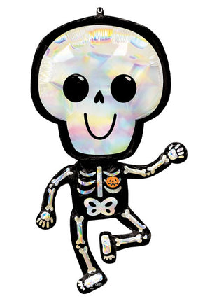 37in Anagram Iridescent Bare Bones Skeleton Holographic Balloon