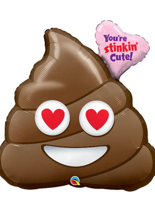 31in Qualatex You're Stinkin' Cute! Foil Balloon