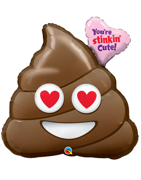 31in Qualatex You're Stinkin' Cute! Foil Balloon