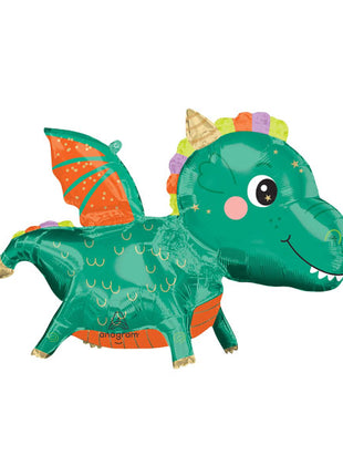 38in Anagram Cute Dragon Balloon