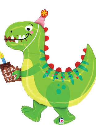 40in Betallic Party Dino Balloon