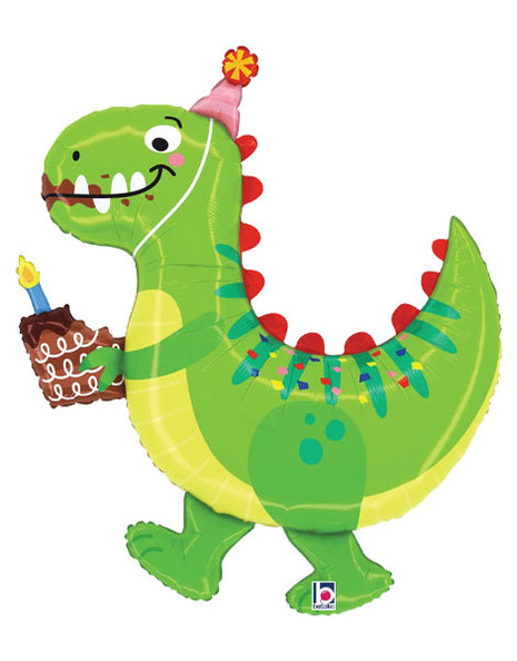 40in Betallic Party Dino Balloon