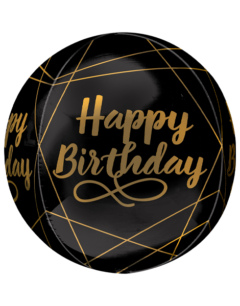 16in Anagram Elegant Birthday Orbz Balloon - Joker Party Supply