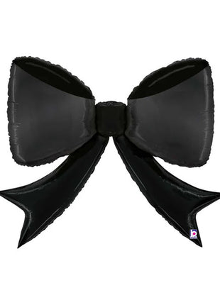 41in Betallic Black Bow Balloon