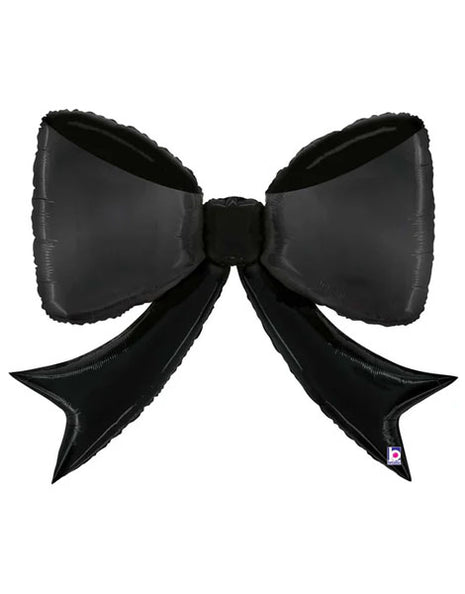 41in Betallic Black Bow Balloon