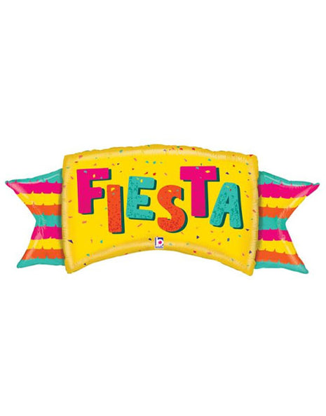 46in Betallic Fiesta Banner Balloon