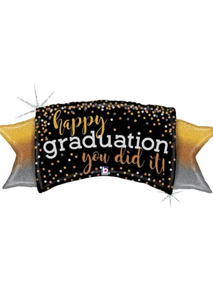 46in Betallic Ombre Graduation Holographic Balloon