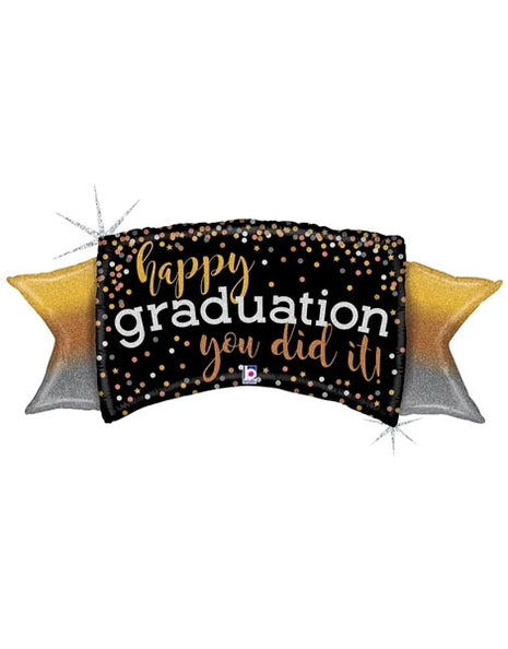 46in Betallic Ombre Graduation Holographic Balloon
