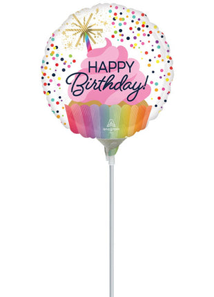 4in Anagram Confetti Sprinkle Birthday Balloon (Heat Seal Required)