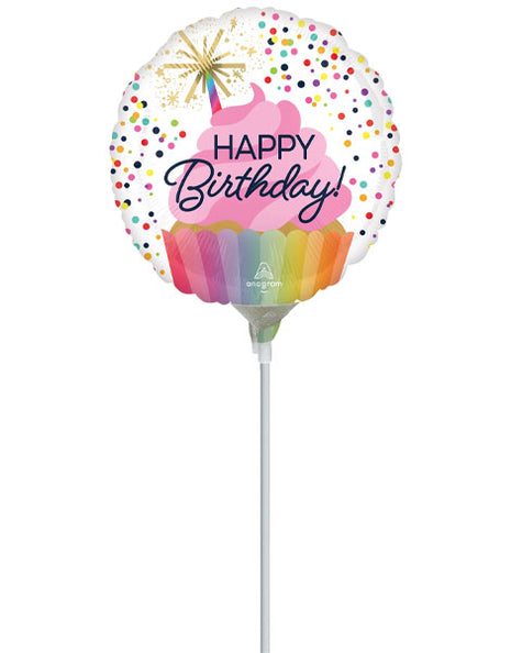 4in Anagram Confetti Sprinkle Birthday Balloon (Heat Seal Required)
