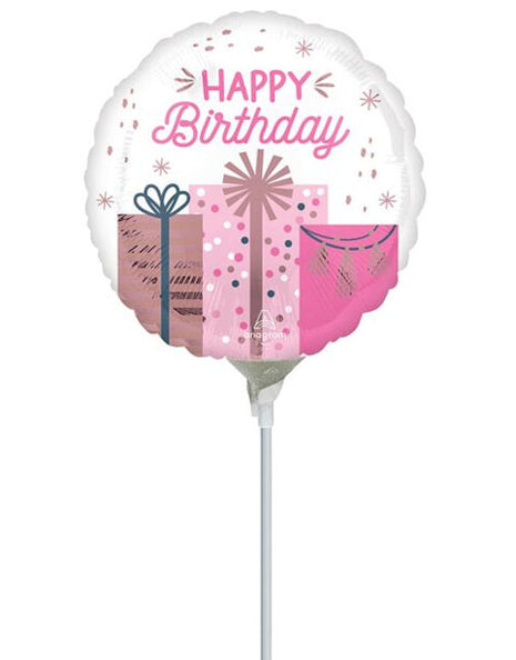 4in Anagram Pastel Birthday Balloon (Heat Seal Required)