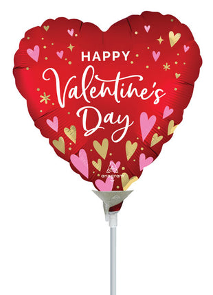 4in Anagram Satin I Love You Heartfelt Elegance Balloon (Heat Seal Required)