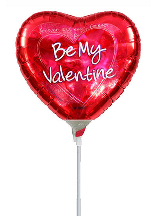 4in ConverUSA Be My Valentine Collage Balloon (Heat Seal Required)