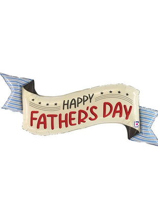 51in Betallic Father's Day Banner Balloon
