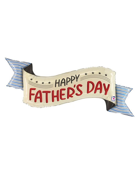51in Betallic Father's Day Banner Balloon