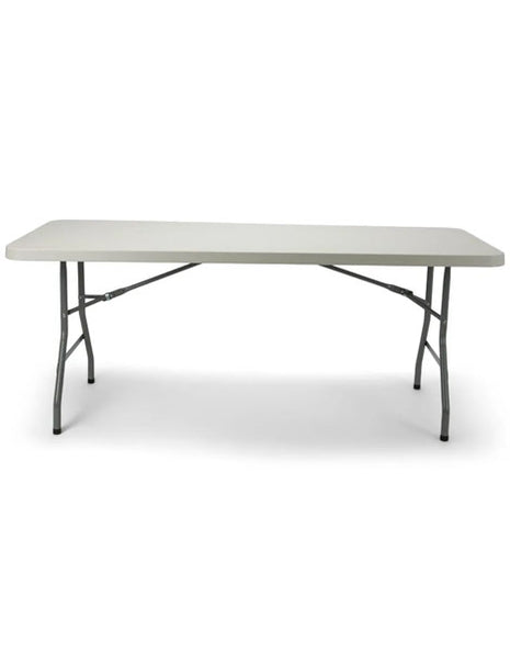 Mesa plegable blanca ACT de 1,83 m (solo para recoger)