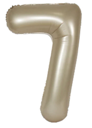34in DecoChamp Champagine Number 7 Balloon - Joker Party Supply
