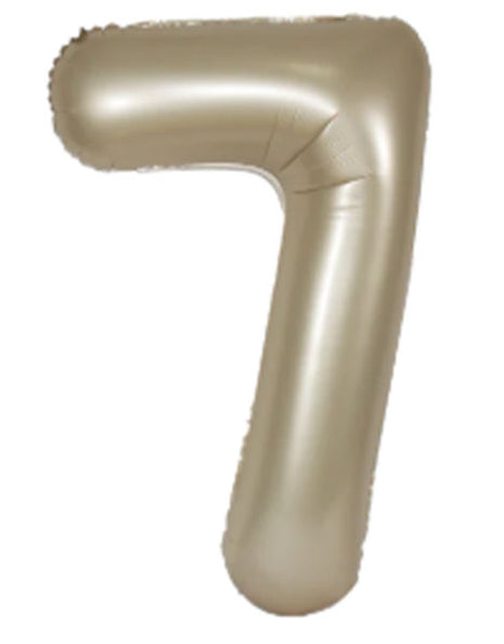 34in DecoChamp Champagine Number 7 Balloon - Joker Party Supply