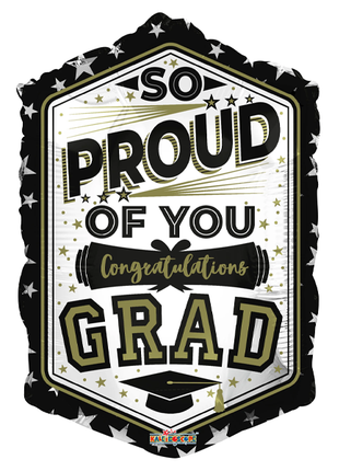Globo de graduación "So Proud of You" de ConverUSA de 28 pulgadas