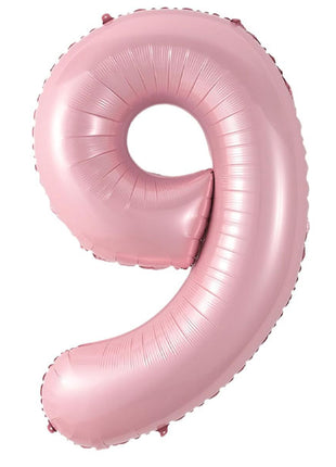 40in Joker Party Pink Number 9 Balloon - Joker Party Supply