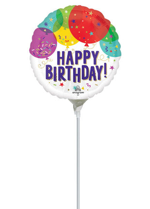 9in Anagram Birthday Balloons Balloon (Heat Seal Required)