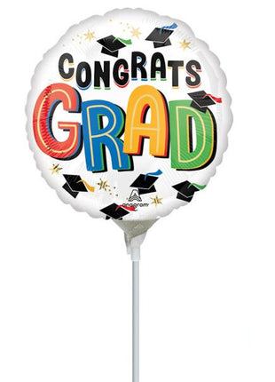 9in Anagram Bright Future Congrats Grad Balloon (Heat Seal Required)