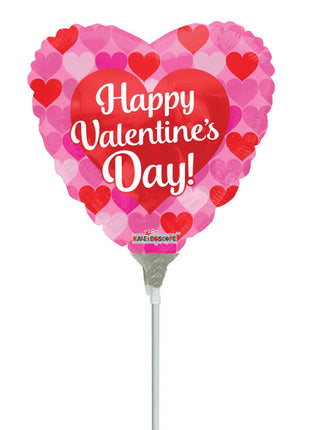9in ConverUSA HVD Many Hearts Balloon (Heat Seal Required)
