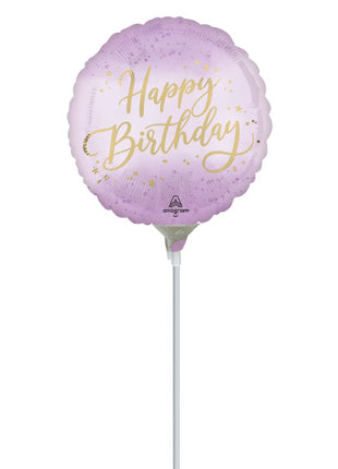9in Anagram Lavender Luxe Birthday (Heat Seal Required)