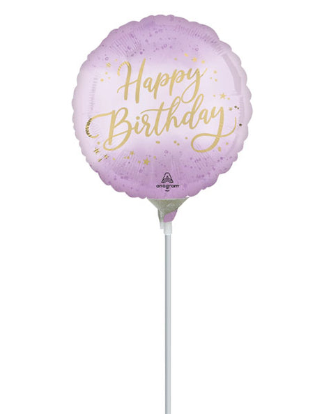 9in Anagram Lavender Luxe Birthday (Heat Seal Required)