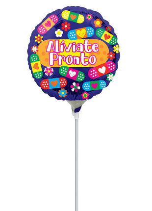 9in Anagram Mejorate Tiritas Balloon (Heat Seal Required)