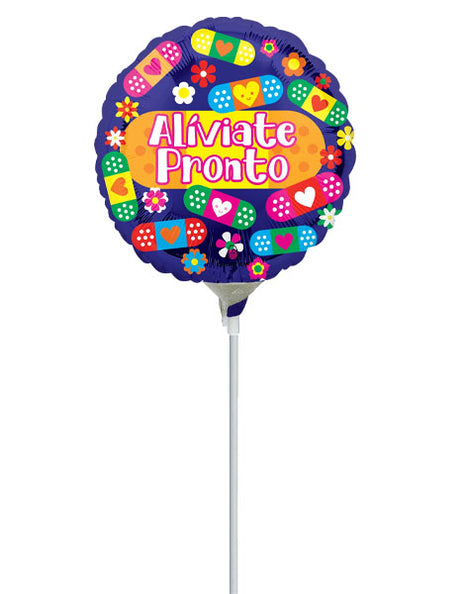 9in Anagram Mejorate Tiritas Balloon (Heat Seal Required)